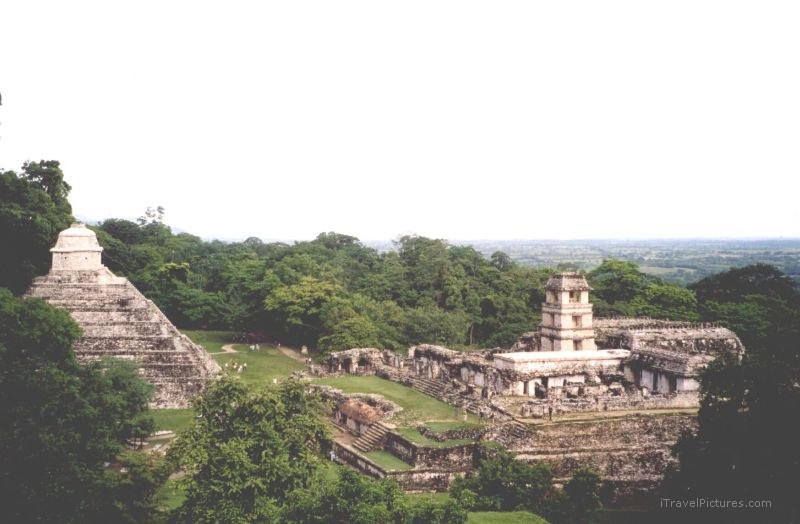 Palenque Mayan temple